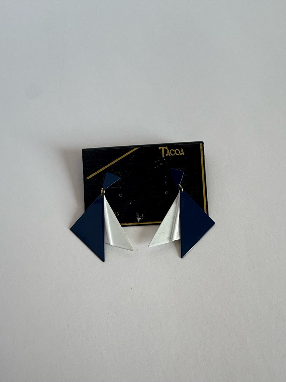 Vintage 1980s Tacoa geometric post-modernist earrings